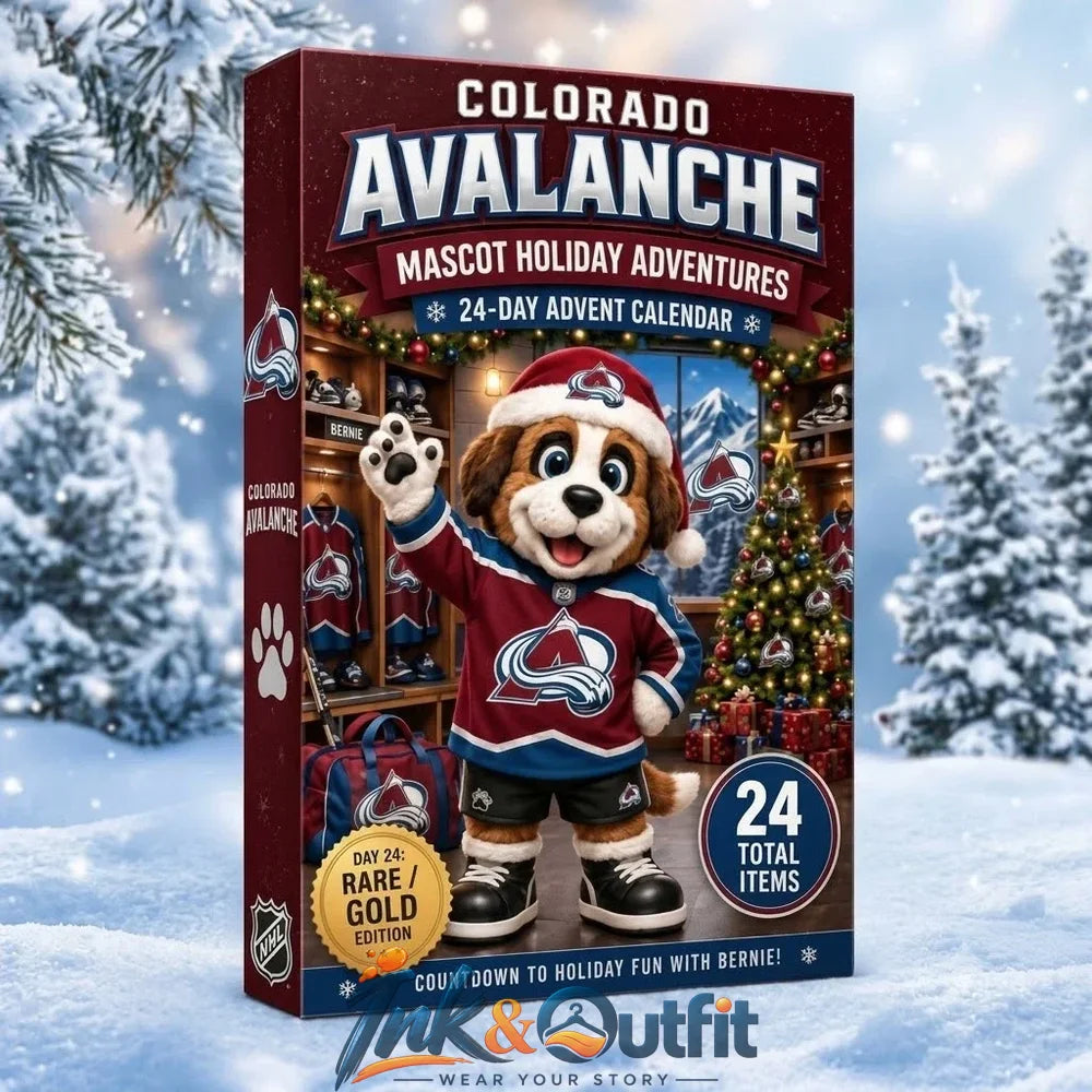 Colorado Avalanche Holiday Advent Calendar 24 Mascot Collectibles Christmas Gift for Hockey Fans