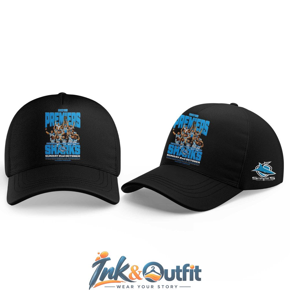 Cronulla Sharks Premiers 10th Anniversary Cap