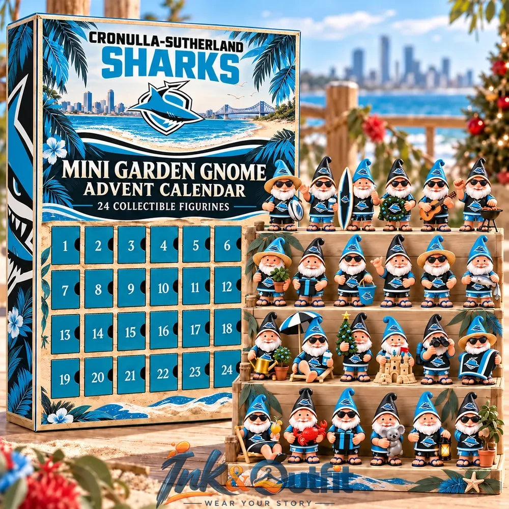 Cronulla Sutherland Sharks Gnome Advent Calendar 2026