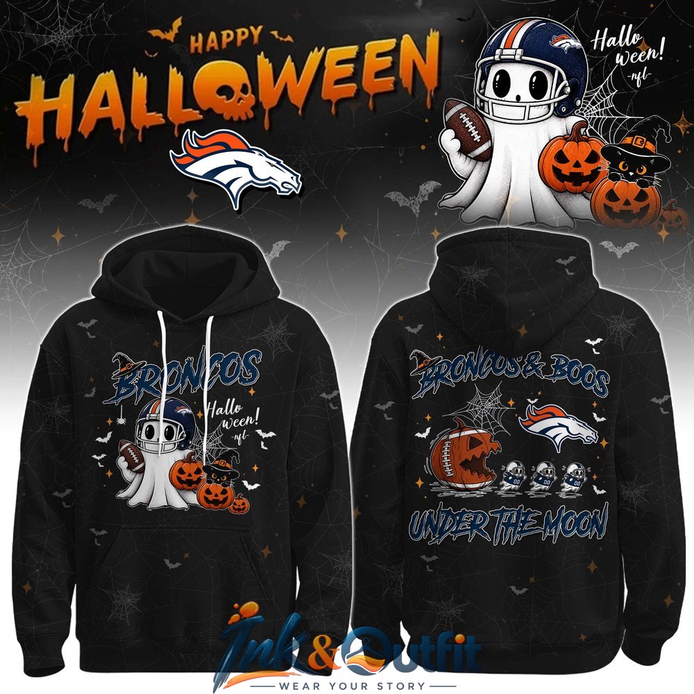 Denver Broncos Happy Halloween 2026 Hoodie
