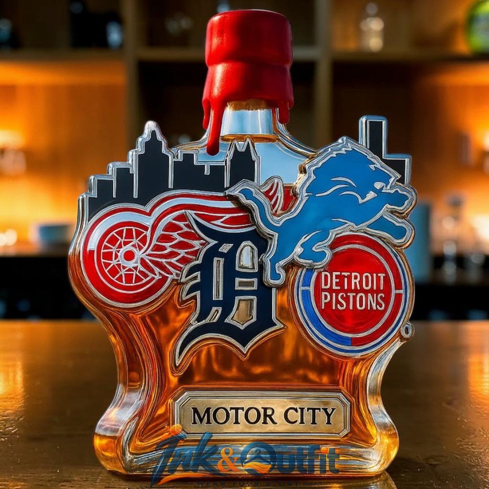 Detroit Limited Edition Motor City New 2026 Whiskey Bottle