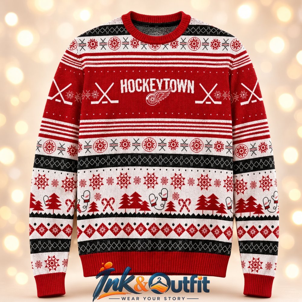 Detroit Red Wings Hockeytown Ugly Sweater 2026