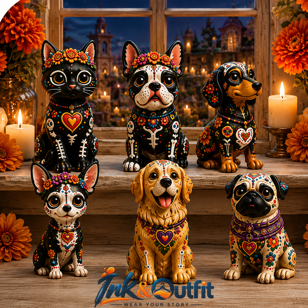 Día de Muertos Animals 2026 - 24-Day Folk Art Animal Figurine Collection Advent Calendar