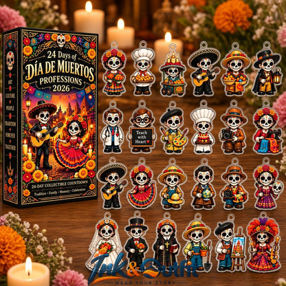 Dia de Muertos Profession Charms Advent Calendar
