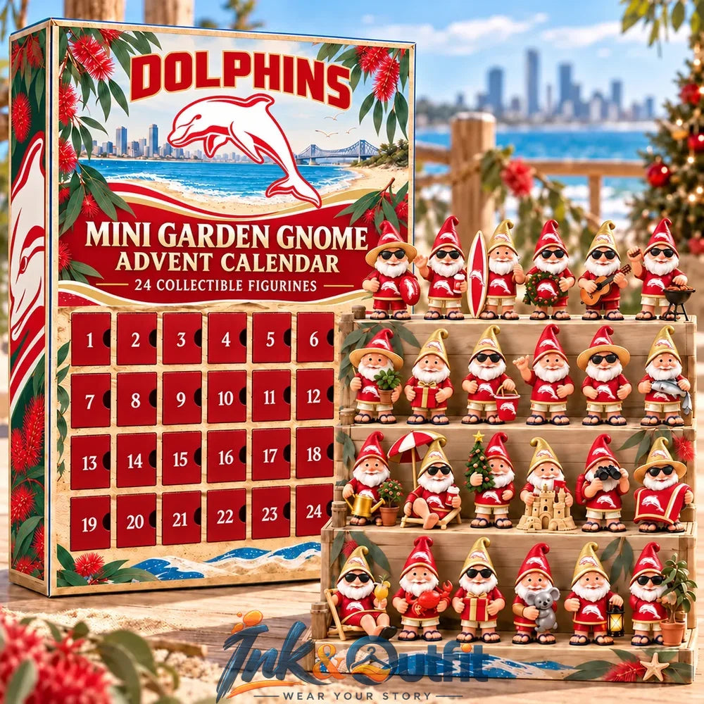 Dolphins NRL Mini Garden Gnome Advent Calendar 2026