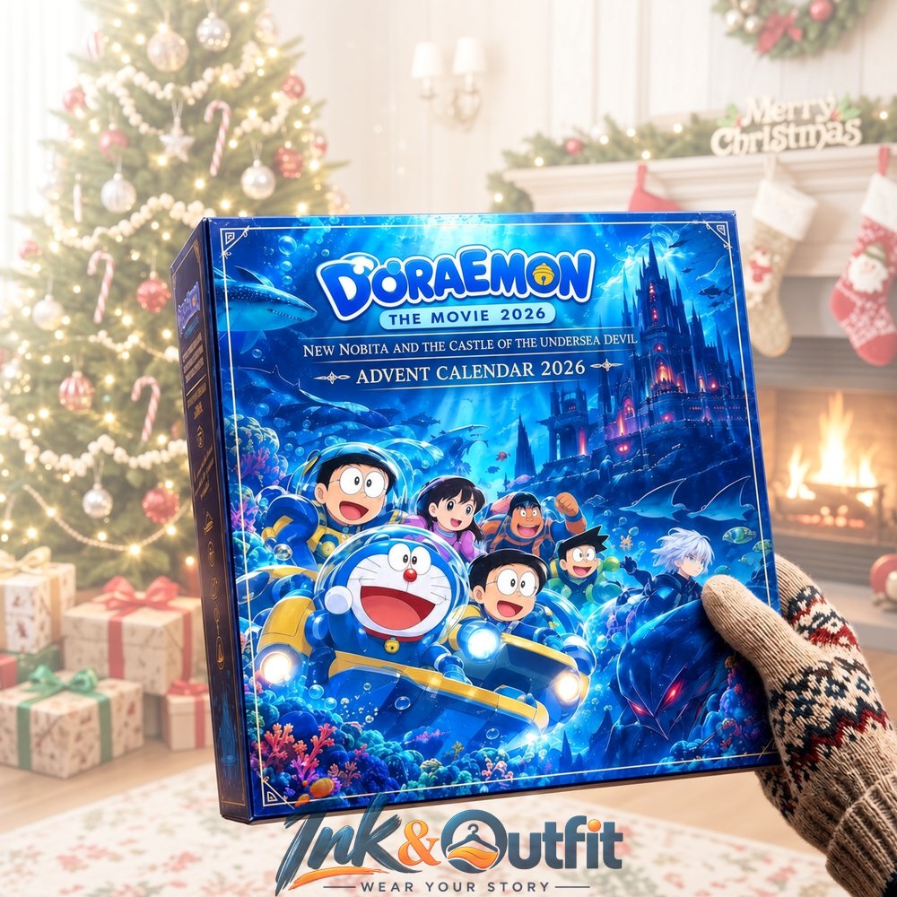 Doraemon The Movie 2026 Nobita and the Castle of the Undersea Devil Advent Calendar  24 Unique Acrylic Ornaments for Anime Fans