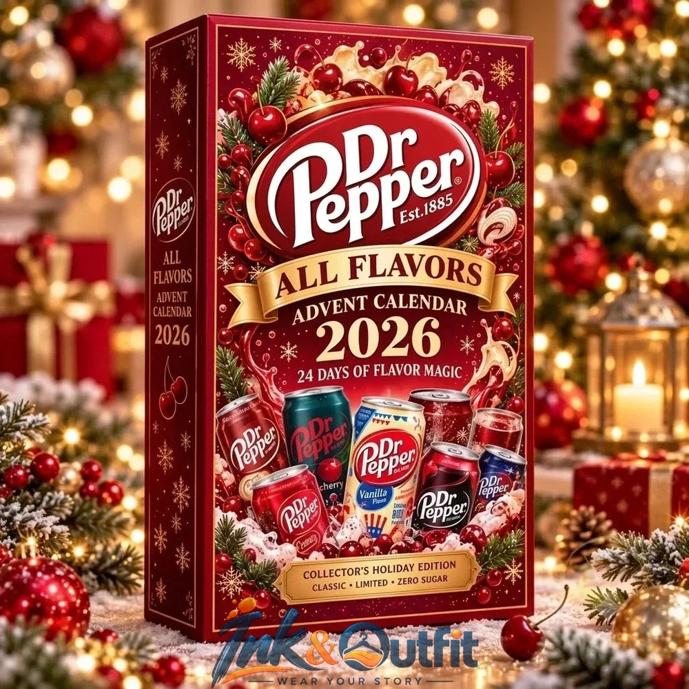 Dr Pepper All Flavors Advent Calendar 2026 24 Days Christmas Holiday Countdown Gift for Dr Pepper Fans