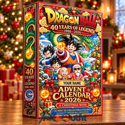 Dragon Ball Advent Calendar 2026 24 Anime Character Figures Christmas Countdown Gift for Dragon Ball Fans