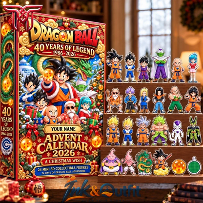 Dragon Ball Advent Calendar 2026 24 Anime Character Figures Christmas Countdown Gift for Dragon Ball Fans