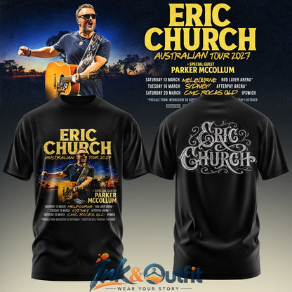 Eric Church Australian Tour 2027 T-Shirt