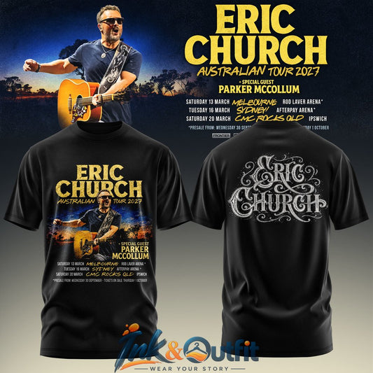 Eric Church Australian Tour 2027 T-Shirt