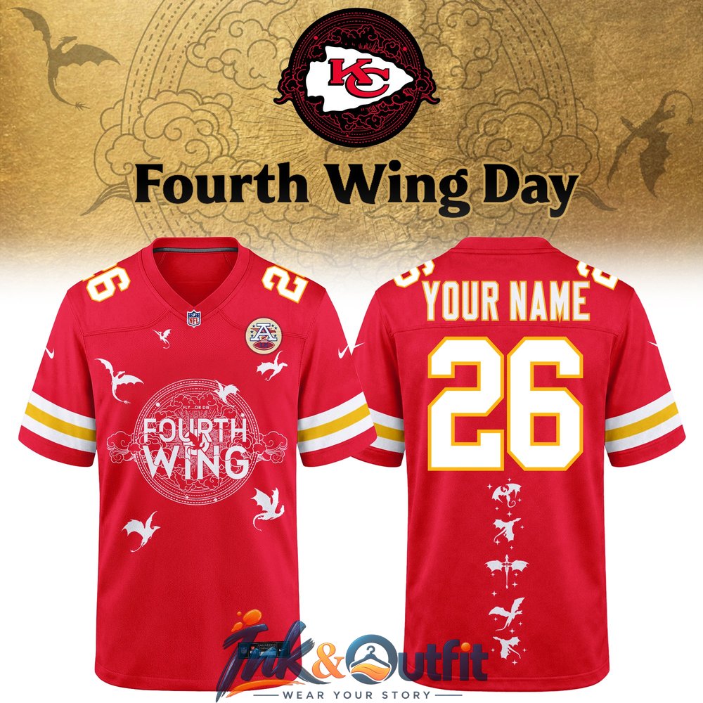 Football Fourth Wing Day 2026 Custom Jersey