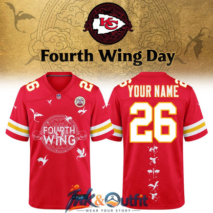 Football Fourth Wing Day 2026 Custom Jersey