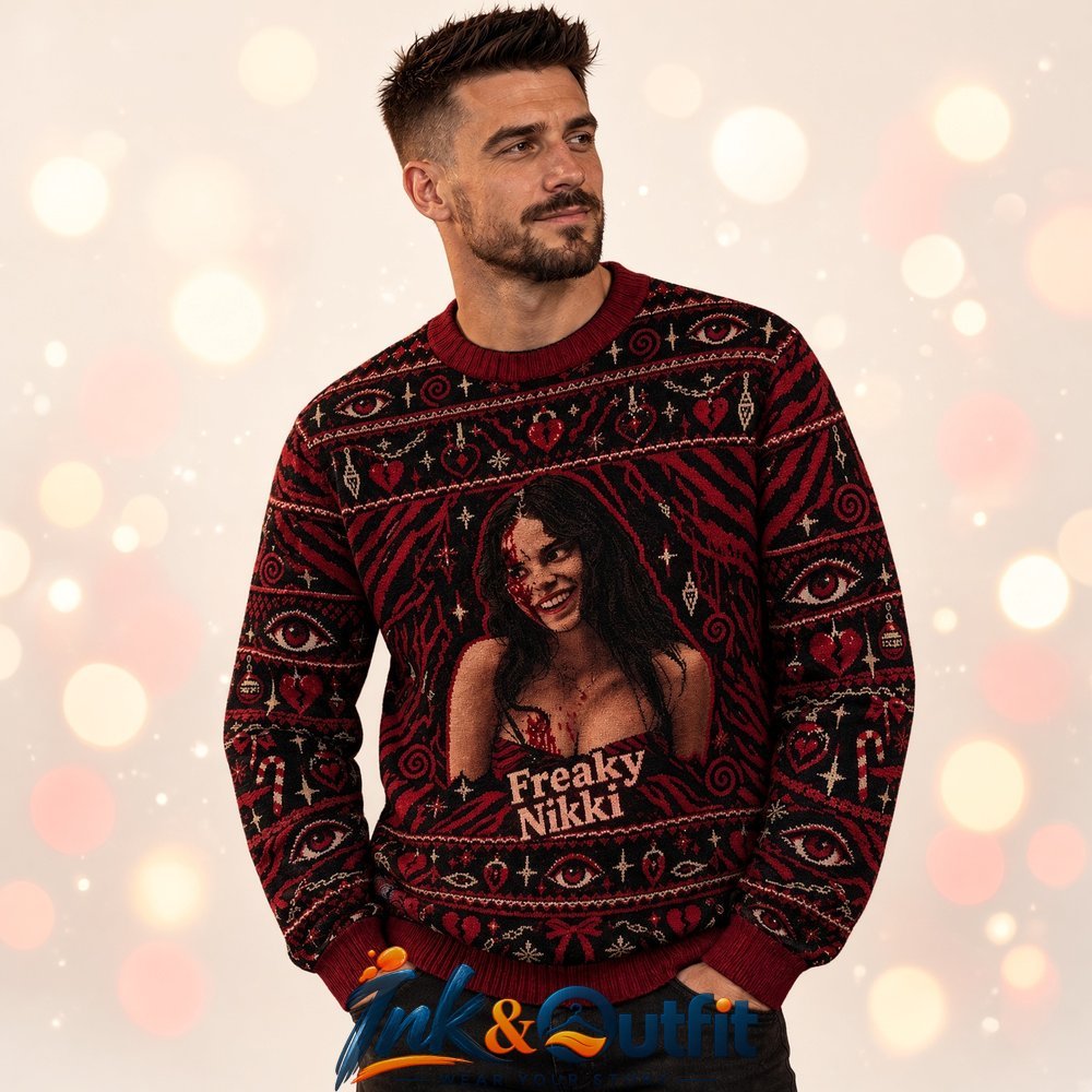 Freaky Nikki Obsession Movie Ugly Sweater 2026