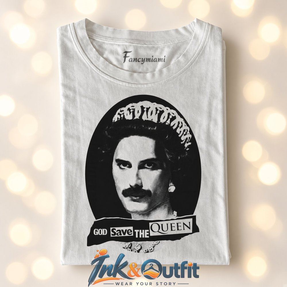 Freddie Mercury God Save the Queen Shirt