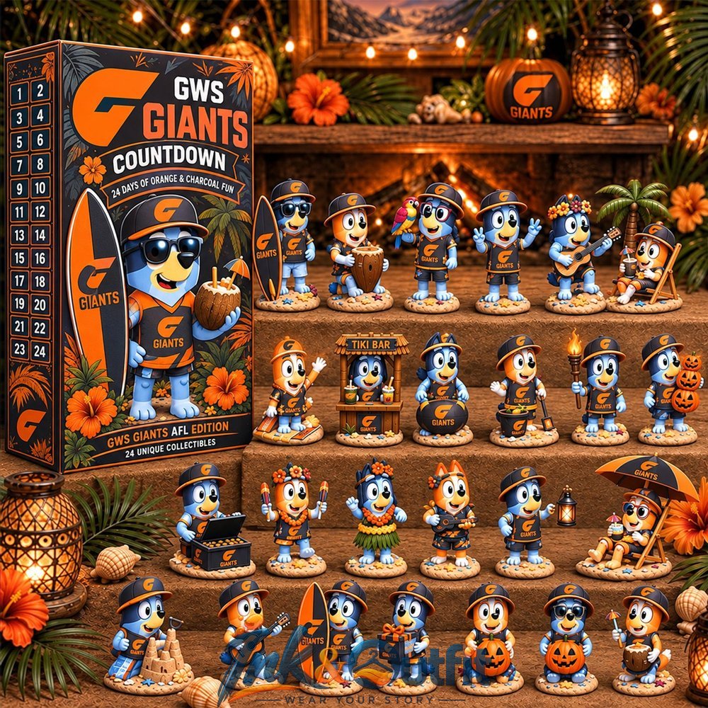 GWS Giants Bluey Bingo Halloween Advent Calendar
