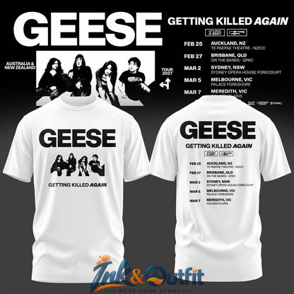Geese Getting Killed Again Tour T Shirt