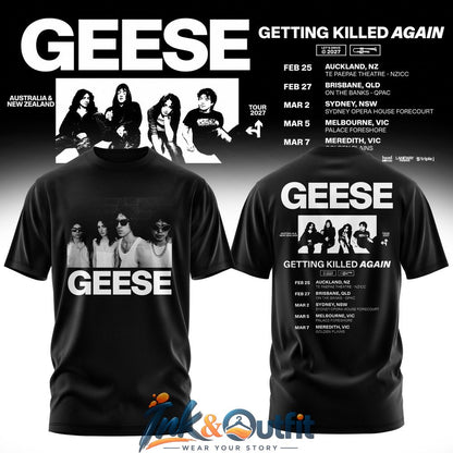 Geese Getting Killed Again Tour T Shirt