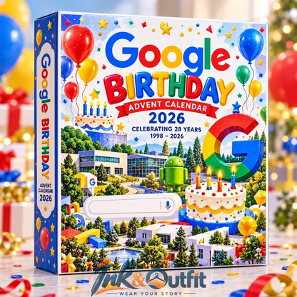 Google 28th Anniversary Advent Calendar 2026 24 Collectible Icons Holiday Countdown Gift for Tech Fans