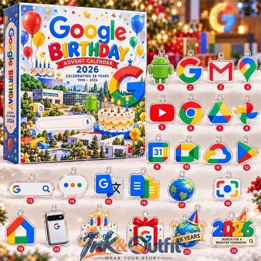Google 28th Anniversary Advent Calendar 2026 24 Collectible Icons Holiday Countdown Gift for Tech Fans