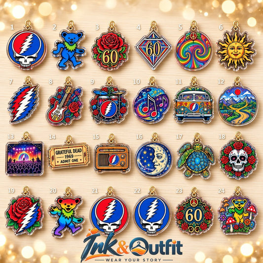 Grateful Dead 60 Years Charm Calendar