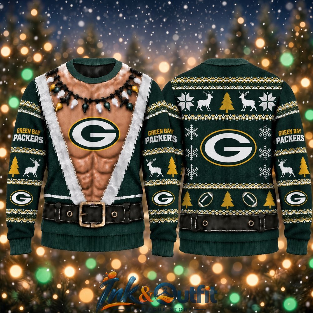 Green Bay Packers Funny Body Ugly Christmas Sweater
