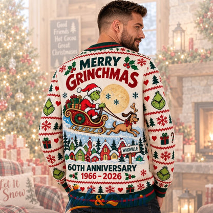 Grinch 60th Anniversary Ugly Sweater 2026
