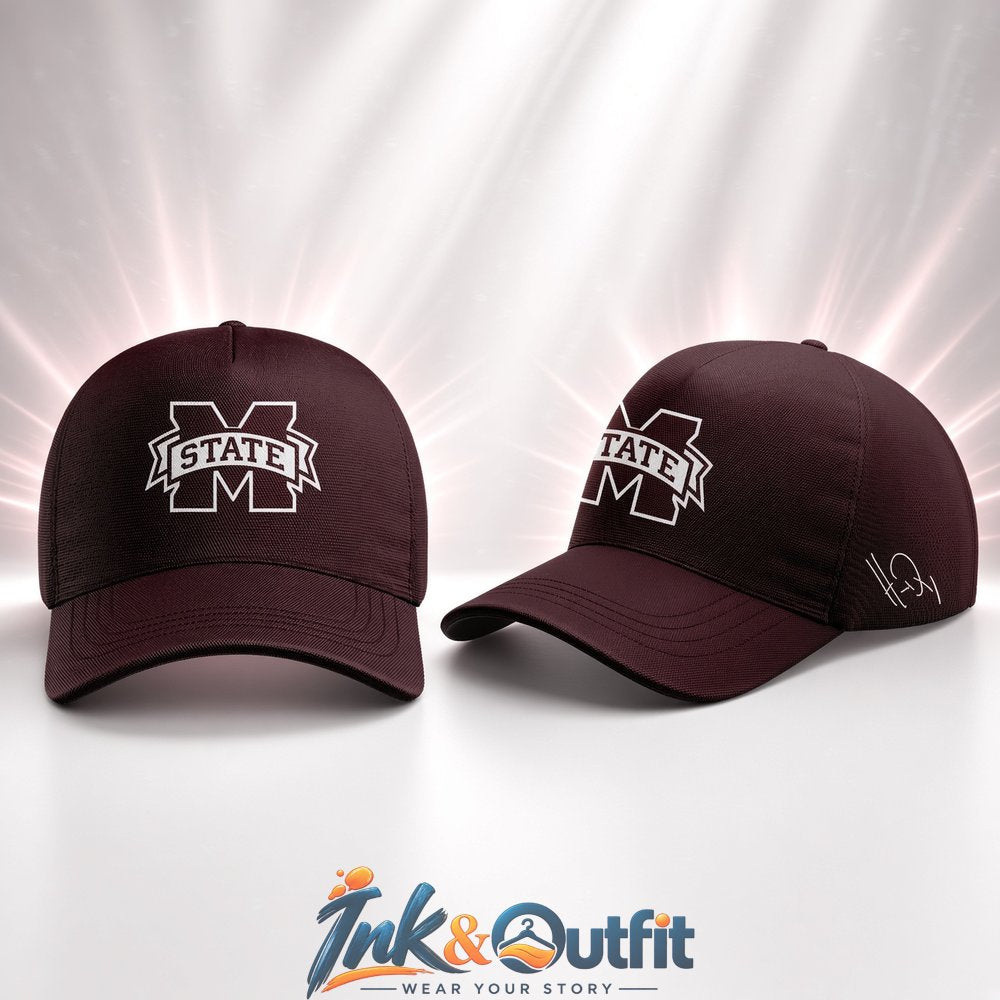 HARDY Hail MF State Cap Maroon Graphic Hat