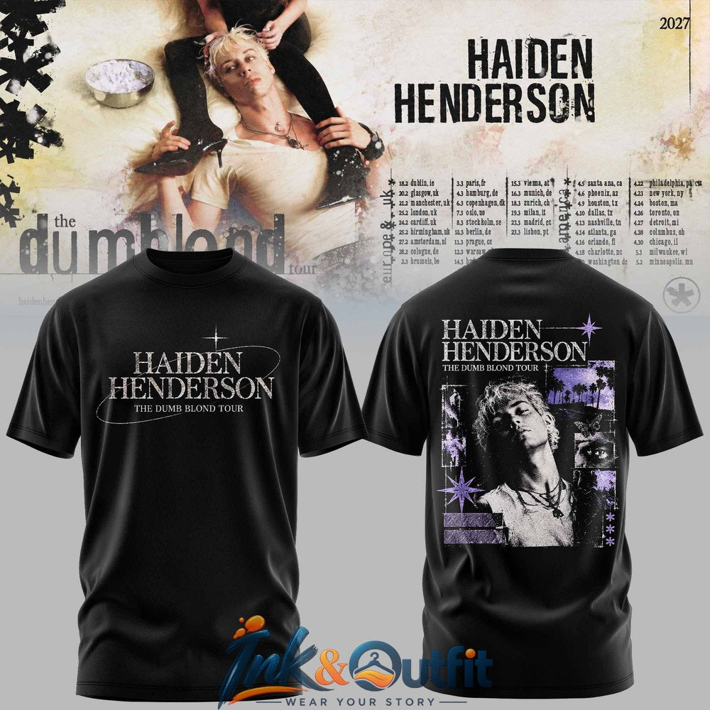 Haiden Henderson The Dumb Blond Tour 2027 TShirt