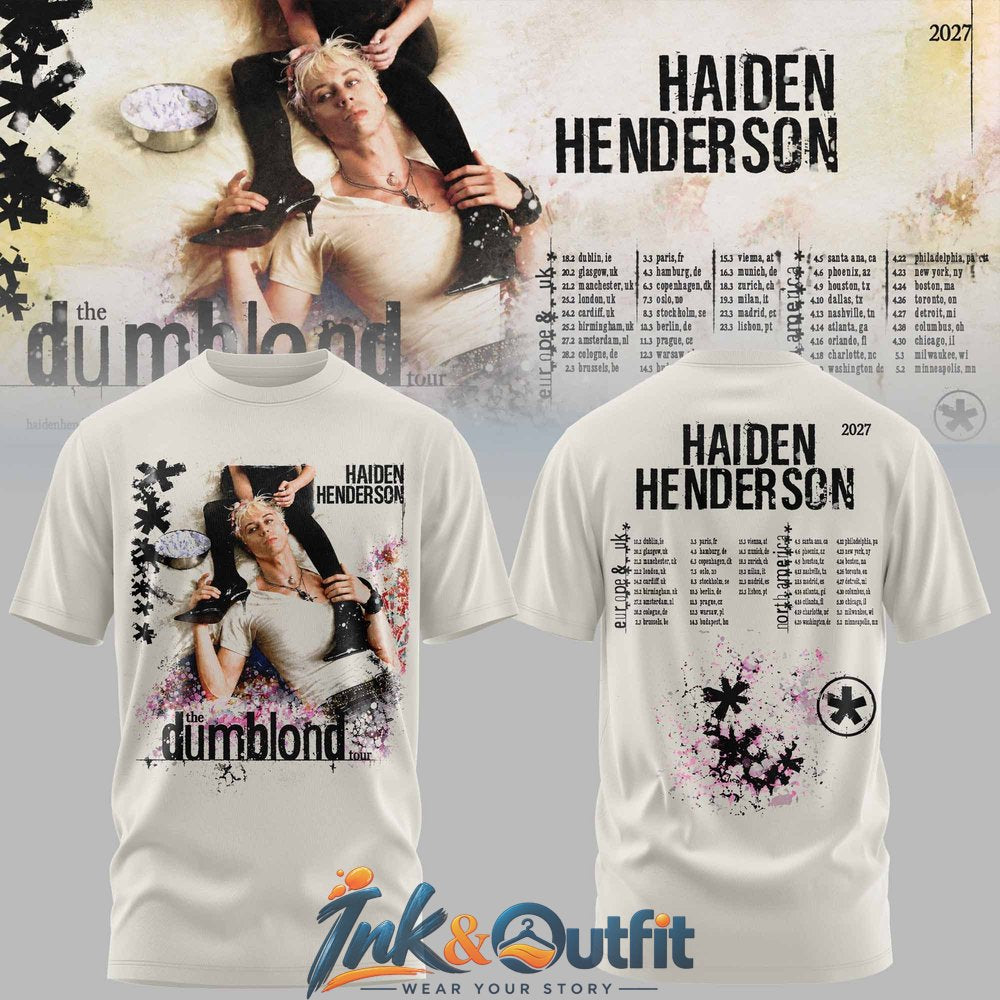 Haiden Henderson The Dumb Blond Tour 2027 TShirt