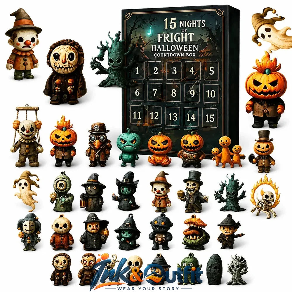 Halloween Advent Calendar 15 Days – Monster Pumpkin Miniatures Countdown Box
