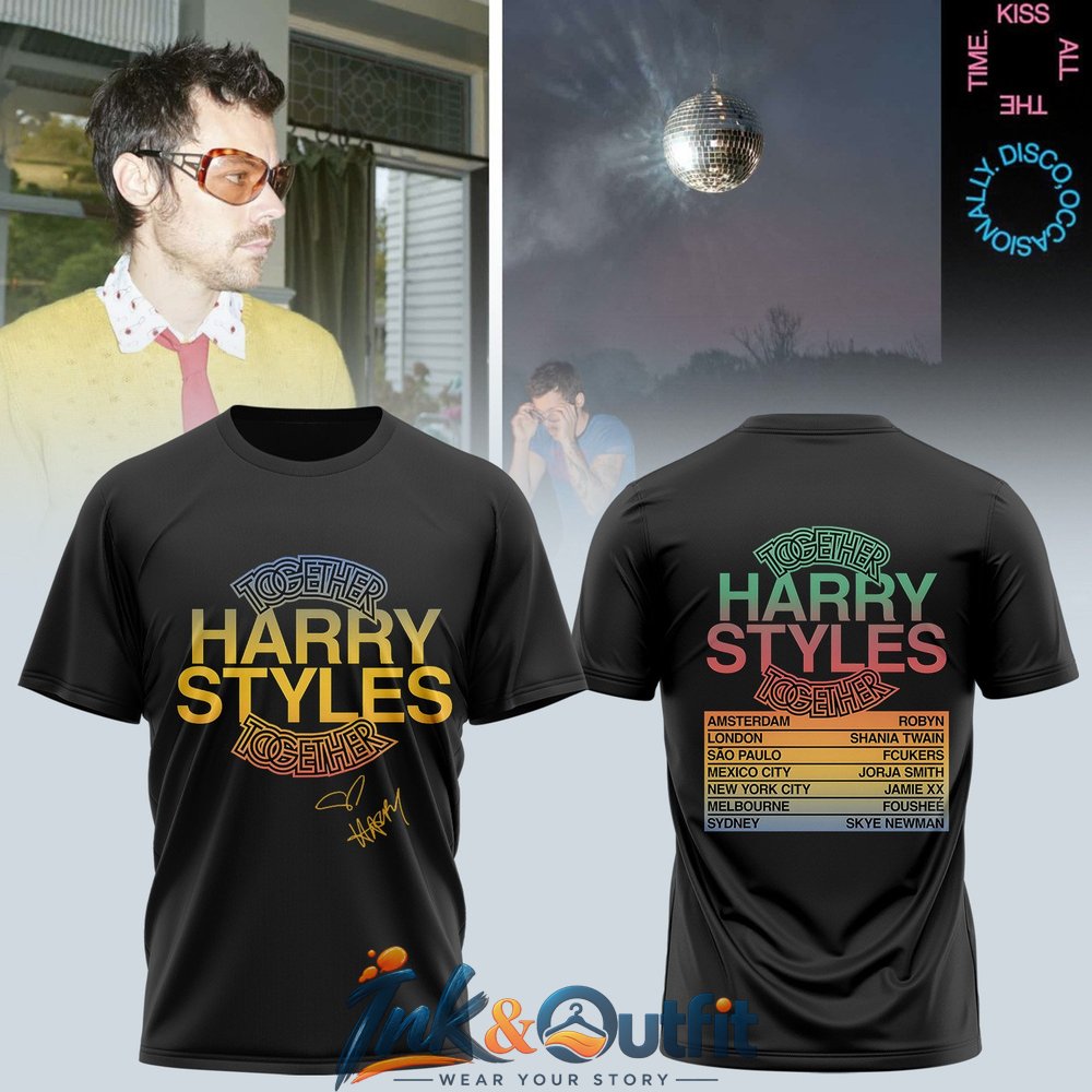 Harry Styles Together Together Tour 2026 T-Shirt Concert Merch Tee