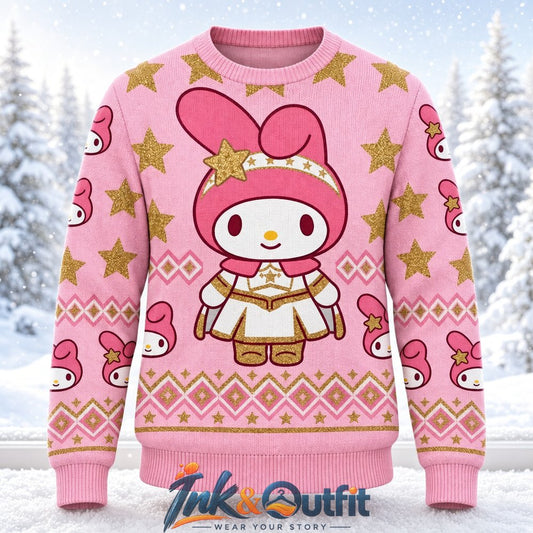 Hello Kitty x The Boys Pink Christmas Sweater