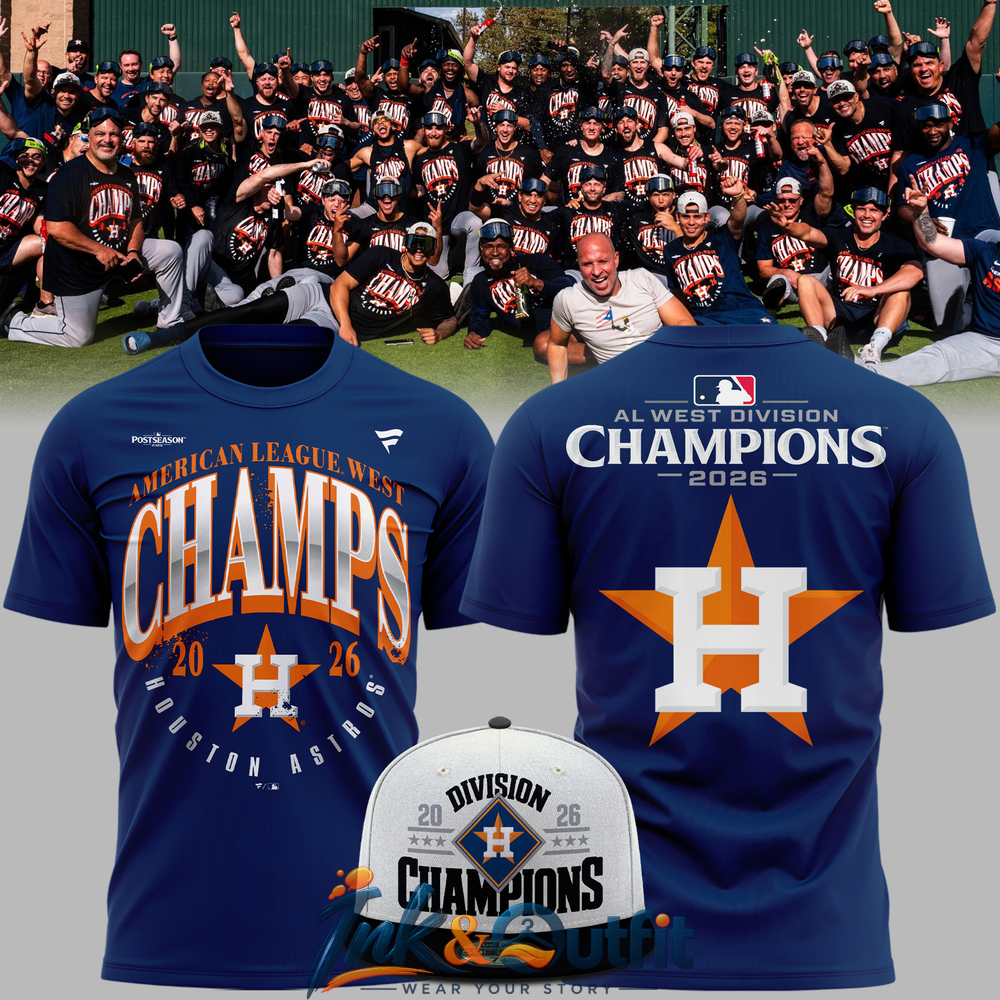 Houston Astros Postseason 2026 T-Shirt AL West Champions