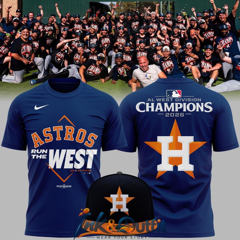 Houston Astros Postseason 2026 T-Shirt AL West Champions