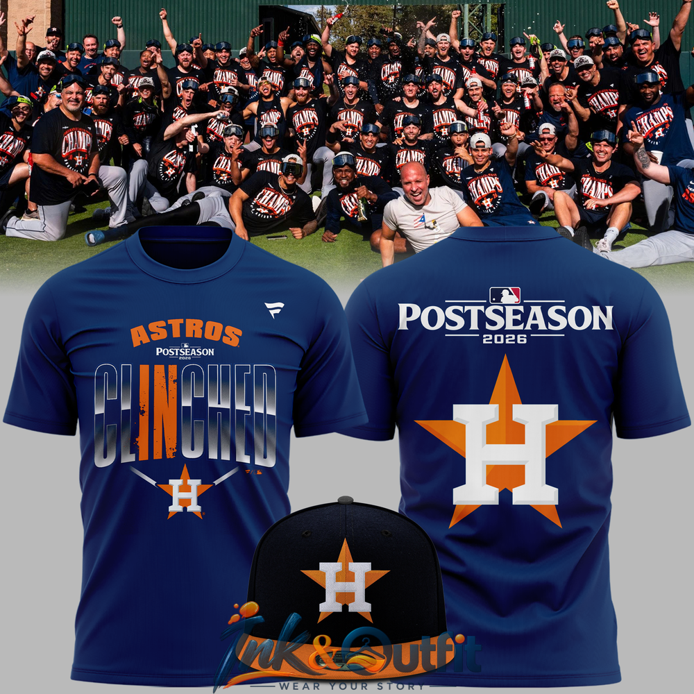 Houston Astros Postseason 2026 T-Shirt AL West Champions