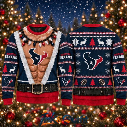 Houston Texans Funny Body Ugly Christmas Sweater