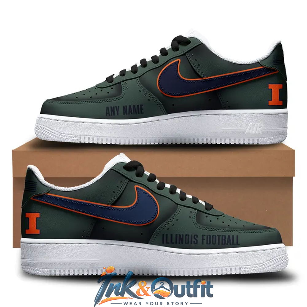 Illinois Fighting Illini Football x Military Appreciation Shoes