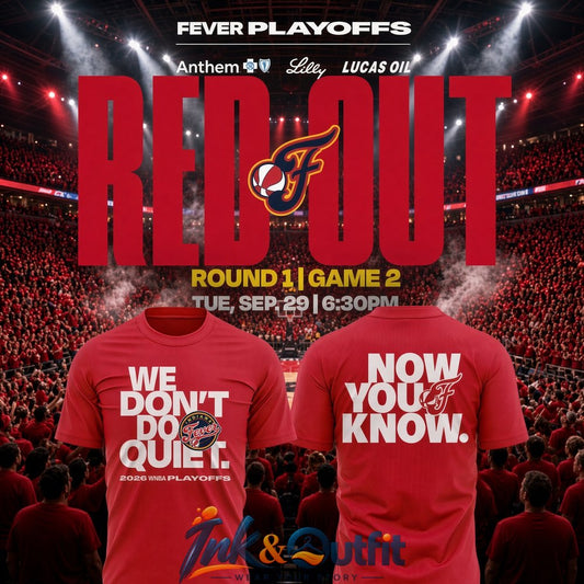 Indiana Fever We Don't Do Quiet T-Shirt