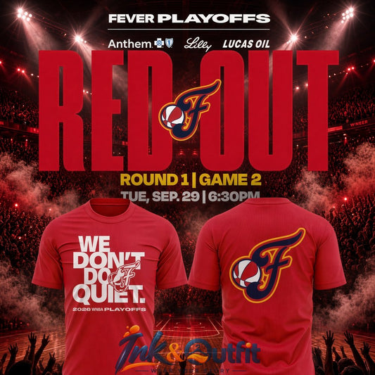 Indiana Fever We Don't Do Quiet T-Shirt 2026