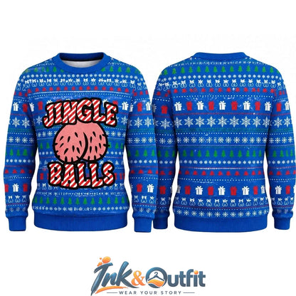 Jingle Balls Christmas 2026 Blue Ugly Sweater