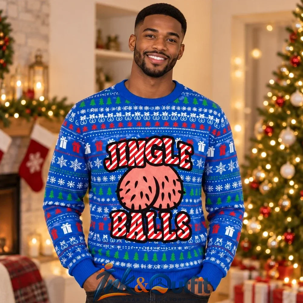 Jingle Balls Christmas 2026 Blue Ugly Sweater