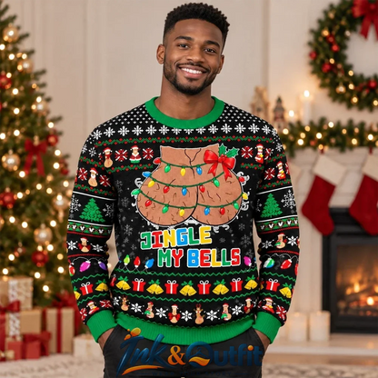 Jingle My Bells Humorous Christmas 2026 Ugly Sweater