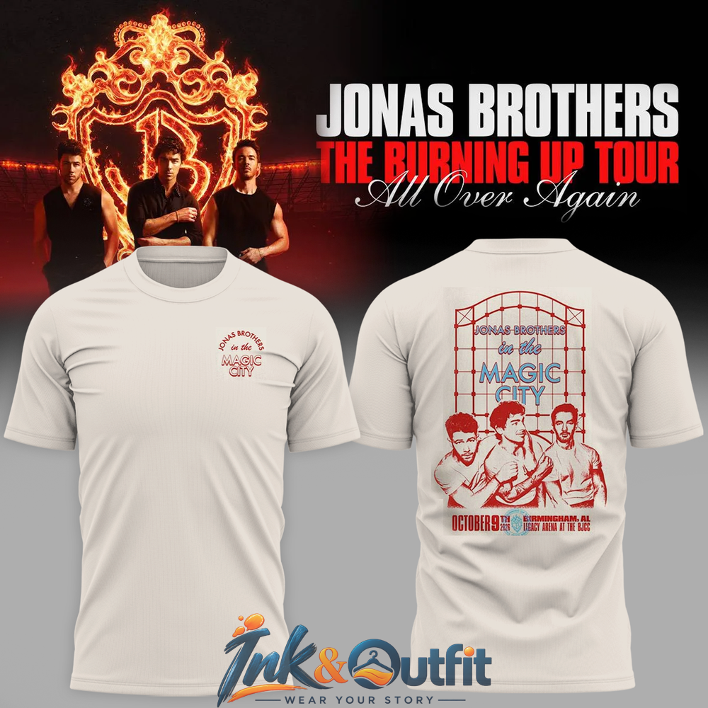 Jonas Brothers Birmingham Legacy Arena T Shirt