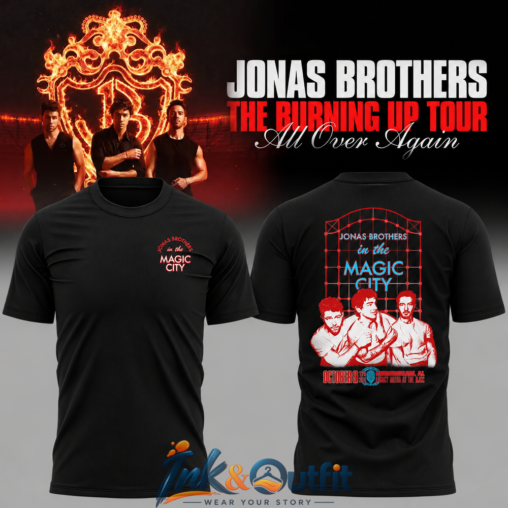 Jonas Brothers Birmingham Legacy Arena T Shirt