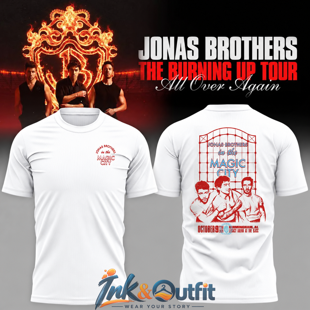 Jonas Brothers Birmingham Legacy Arena T Shirt