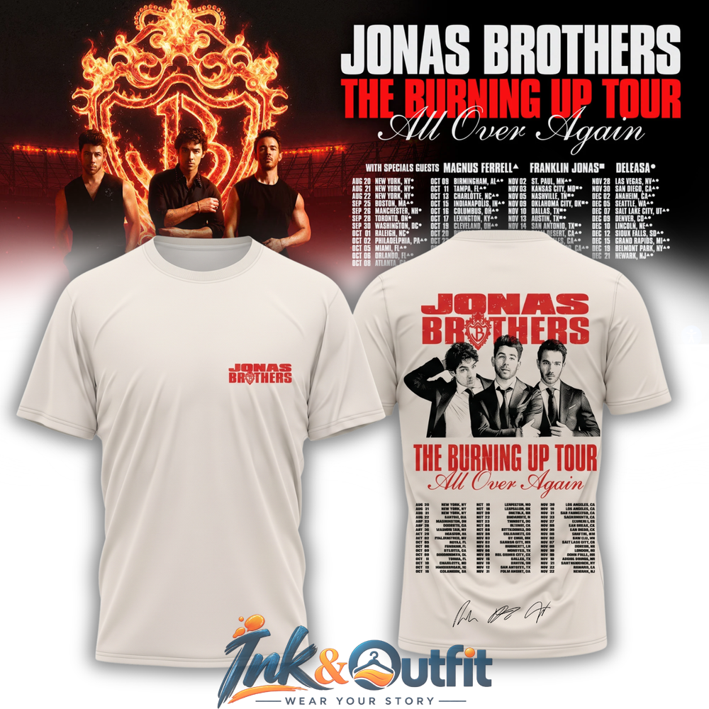 Jonas Brothers Orlando Tour Signature T Shirt
