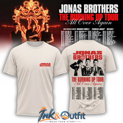 Jonas Brothers Orlando Tour Signature T Shirt