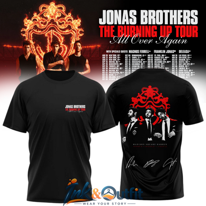 Jonas Brothers Orlando Tour Signature T Shirt