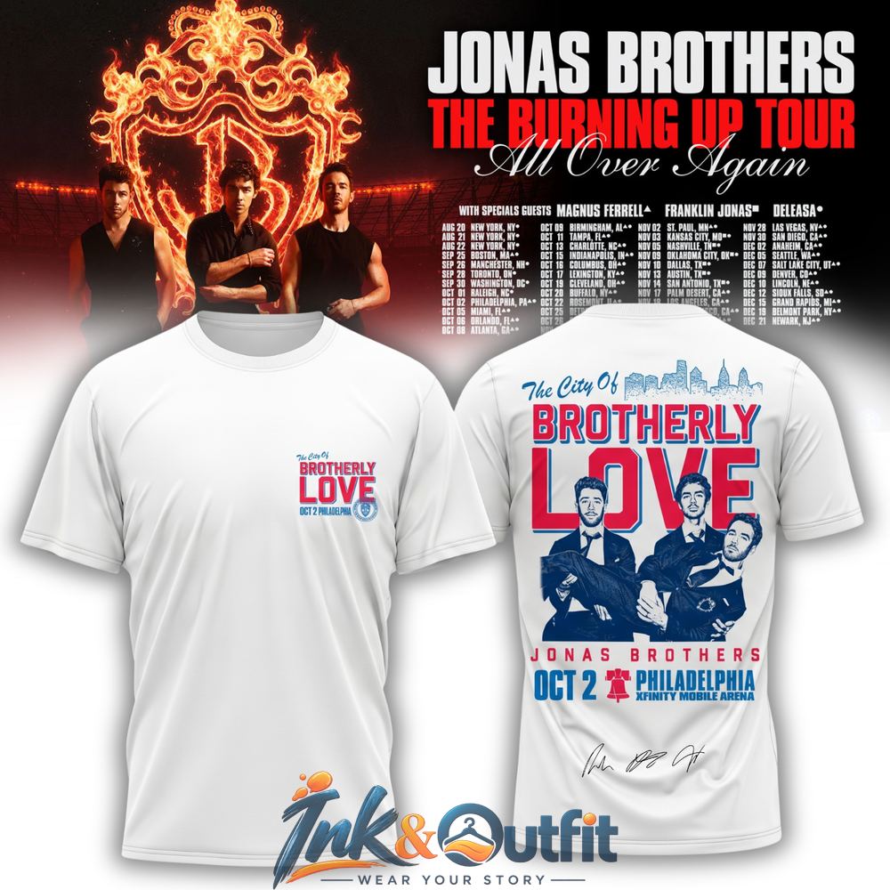 Jonas Brothers Orlando Tour Signature T Shirt